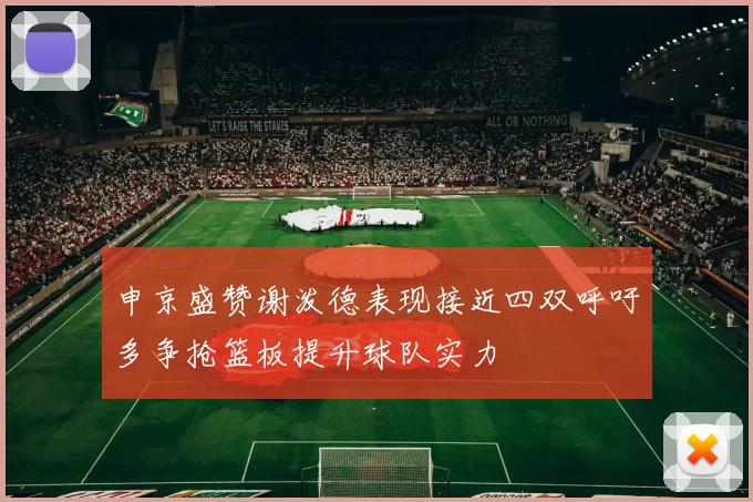申京盛赞谢泼德表现接近四双呼吁多争抢篮板提升球队实力